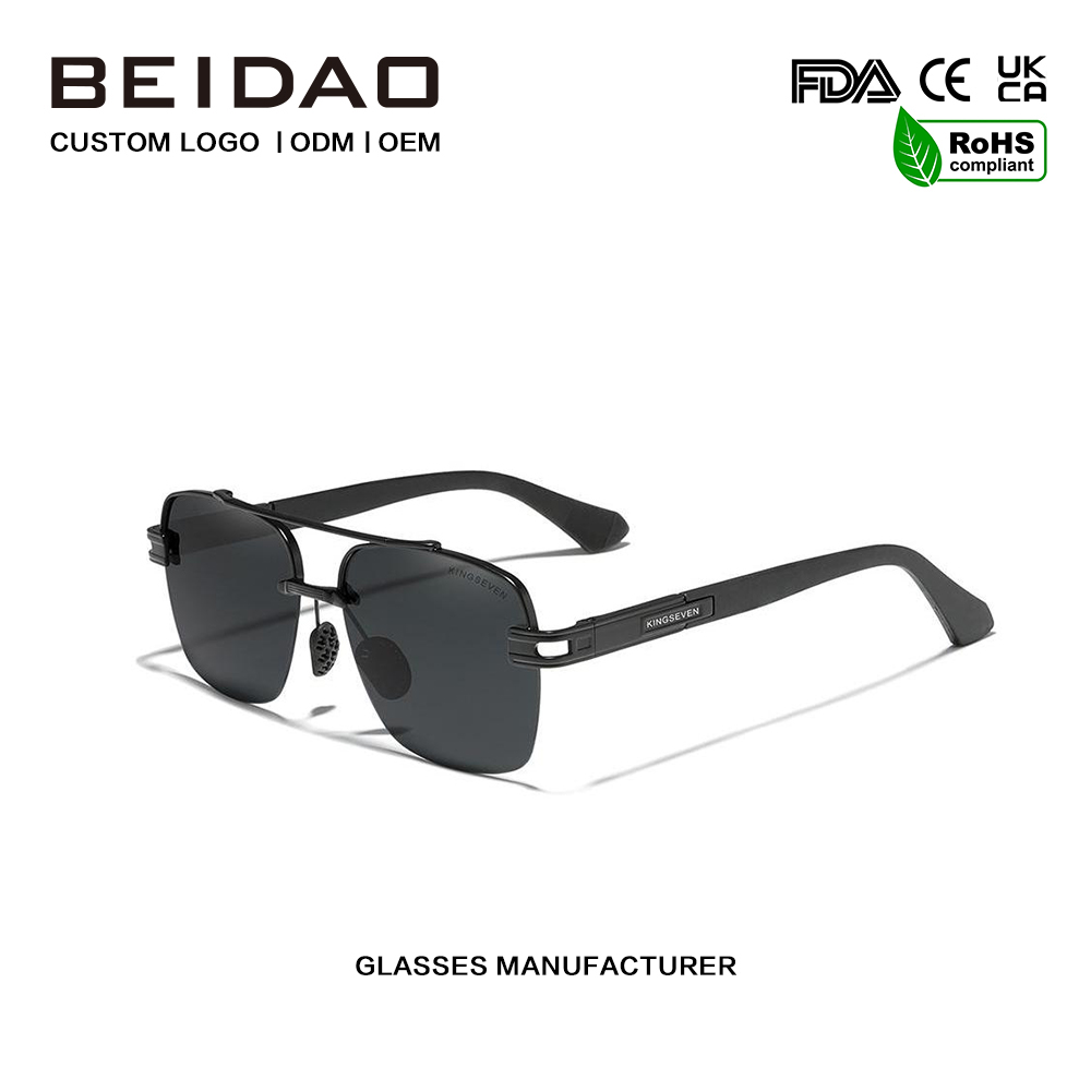 Óculos de sol polarizados retrô coloridos