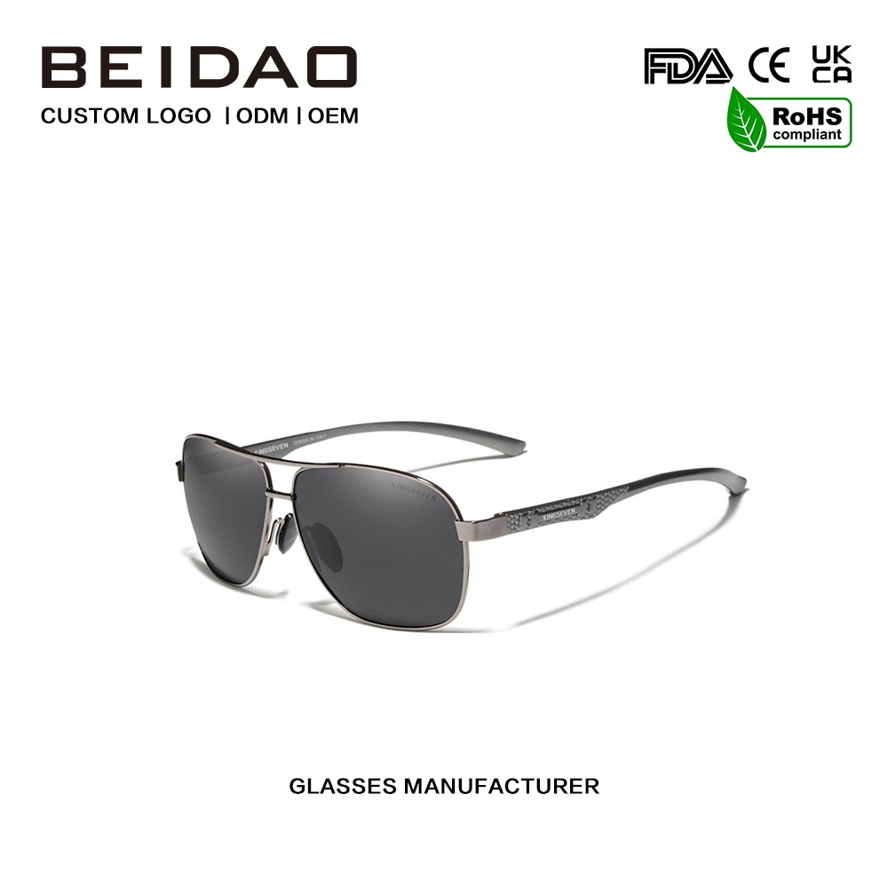 Óculos de sol polarizados feitos à mão da moda