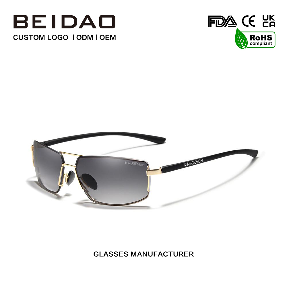 Óculos de sol polarizados de alumínio da moda de venda quente