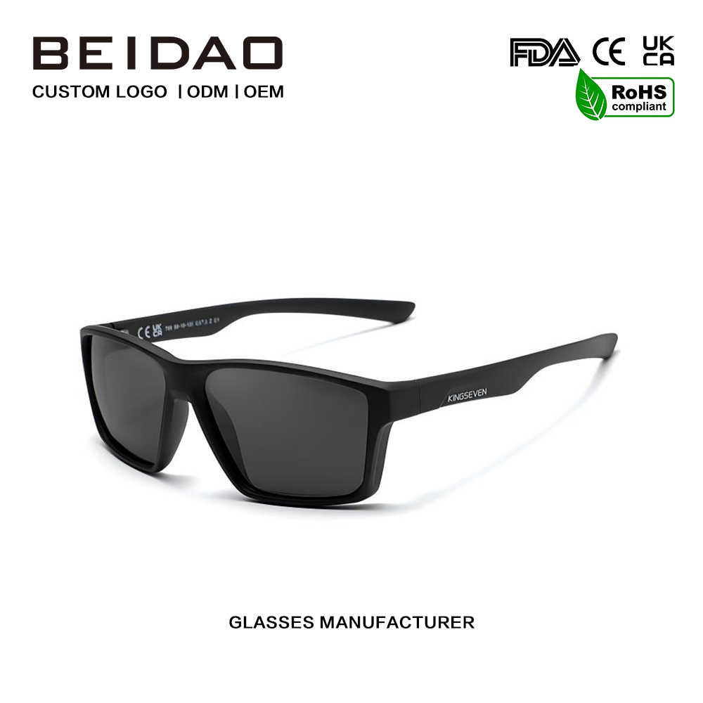 Novos óculos de sol polarizados TR90 para mulheres e homens